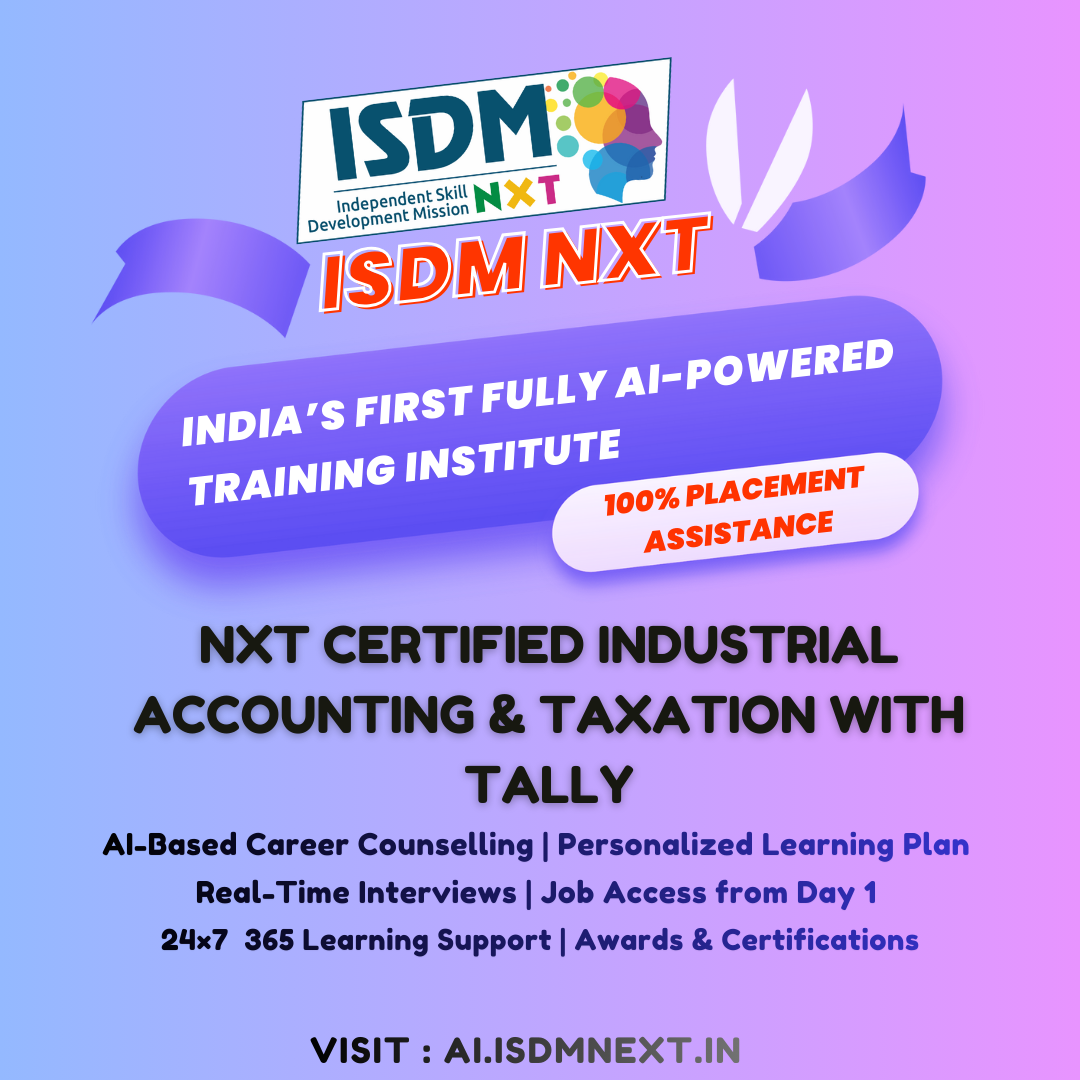 NxT Certified Industrial Accounting & Taxation with Tally
