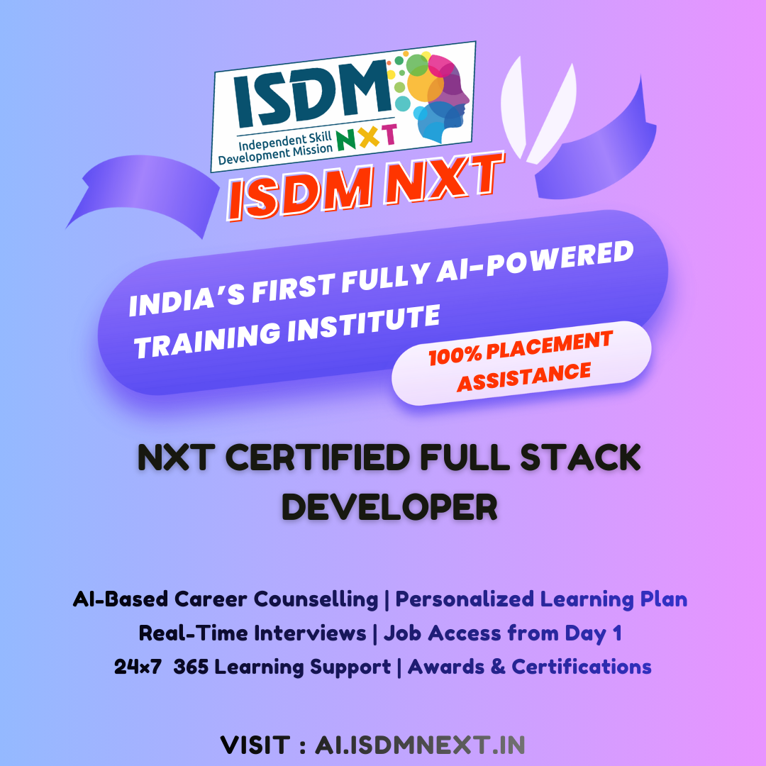 NxT Certified Full Stack Developer