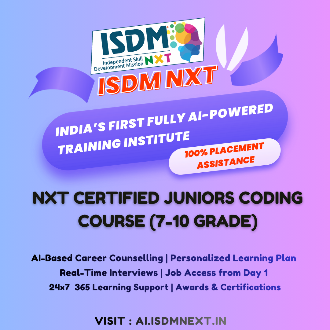 NxT Certified Juniors Coding Course  (7-10 Grade)