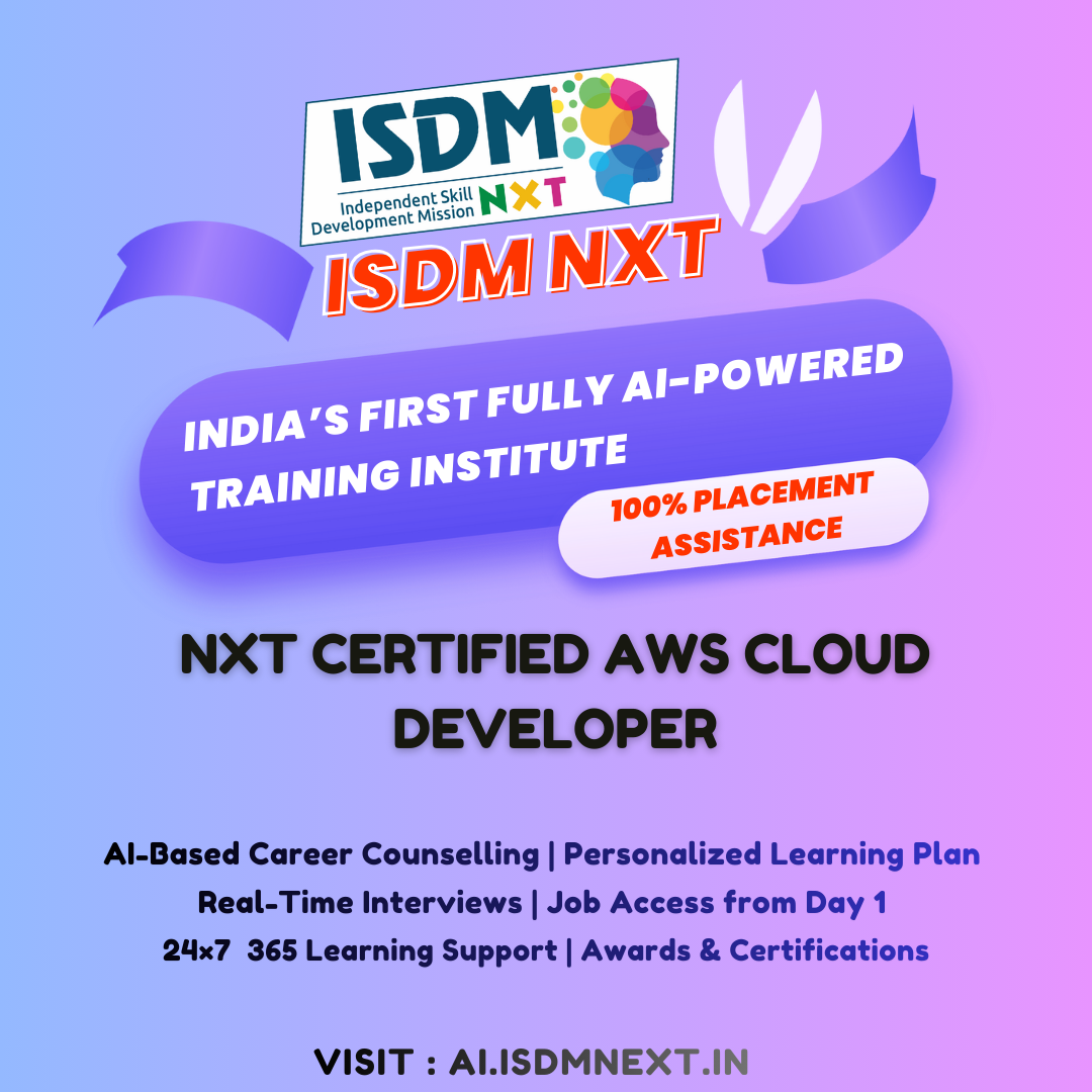 NxT Certified AWS Cloud Developer